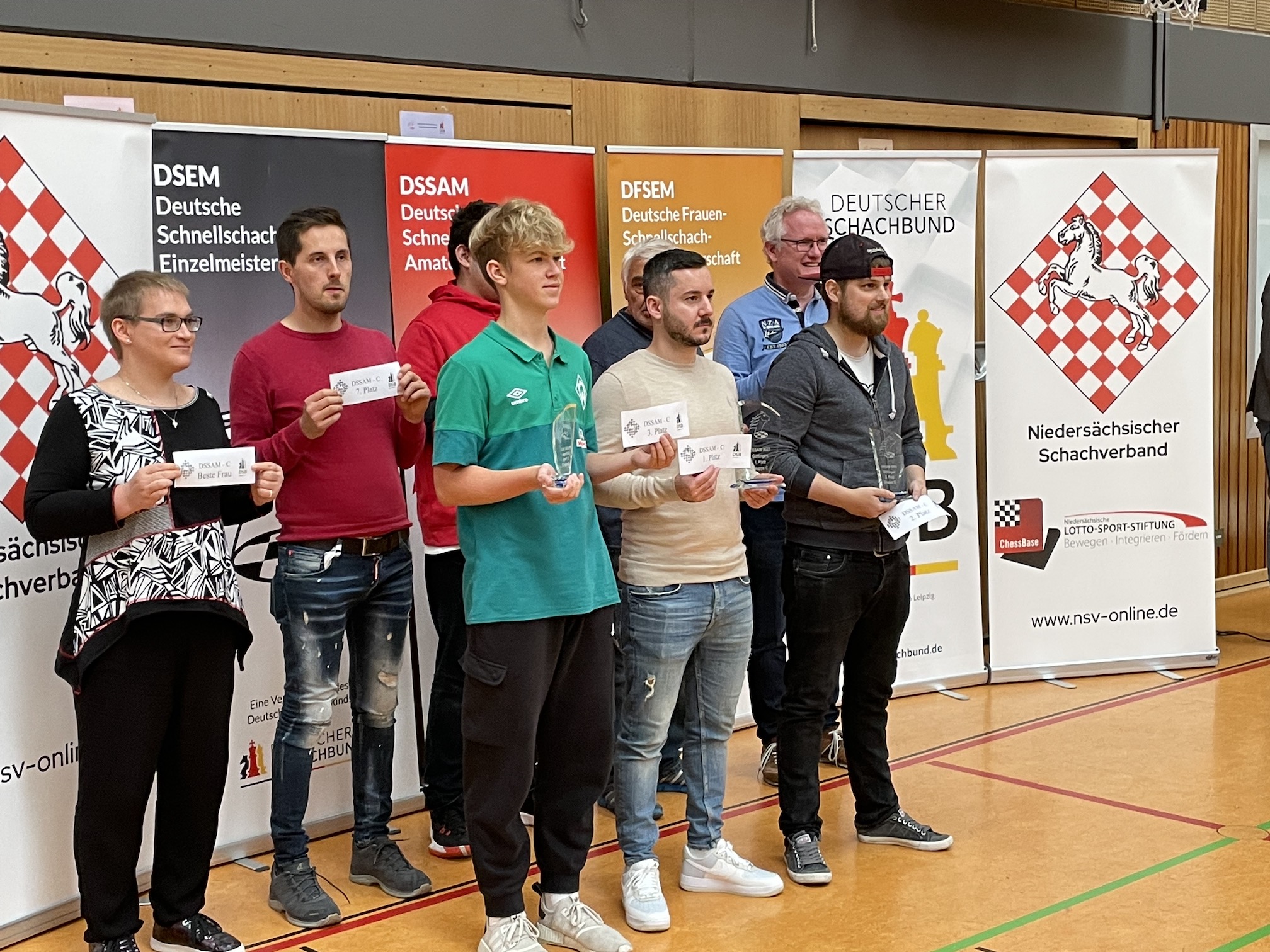 Siegerehrung DSSAM-C-Gruppe